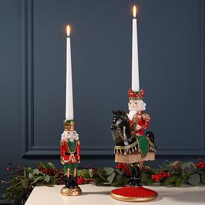 Декоративный подсвечник Щелкунчик - Prince Theodore Christmas 33 см красный EDG фото 3
