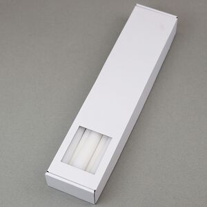 Высокие свечи 40 см Андреа Velvet белые, 10 шт Candleslight фото 3
