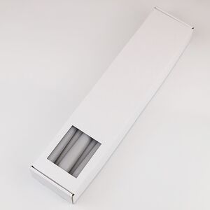 Высокие свечи 40 см Андреа Velvet серые, 10 шт Candleslight фото 3