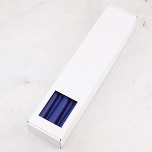 Высокие свечи 40 см Андреа Velvet темно-синие, 10 шт Candleslight фото 5