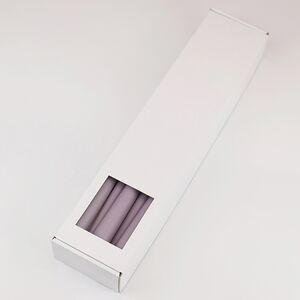 Высокие свечи 40 см Андреа Velvet серо-лиловые, 10 шт Candleslight фото 8