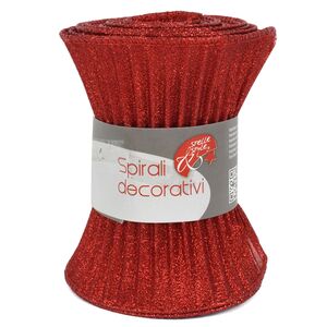 Декоративная лента Spirale 180*13 см красная Due Esse Christmas фото 3