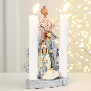 Рождественский подсвечник Рождество Христа в Вифлееме 21 см Due Esse Christmas фото 5