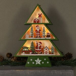 Новогодний светильник Christmas Tree 24 см, на батарейках