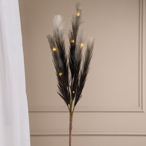 Светящаяся ветка для декора Monike Black 90 см, теплые белые LED лампы, таймер, на батарейках Koopman фото 2