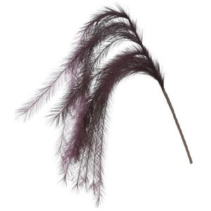 Светящаяся ветка с перьями Monike Purple 130 см, теплые белые LED лампы, таймер, на батарейках Koopman фото 4