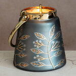 Декоративный подсвечник Miraggio 15 см светло-серый, стекло