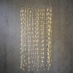 Светодиодное украшение Pioggia Di Stelle 100*50 см, 480 теплых белых LED ламп, таймер, IP44