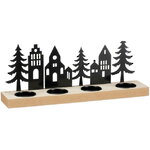 Подсвечник Домики Зальцбурга - Evening Walk 32*13 см