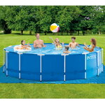 Каркасный бассейн 28242 Intex Metal Frame 457*122 см, фильтр-насос, аксессуары