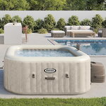 Надувной бассейн-джакузи Intex 28472 Chevron Deluxe 195*71 см, аэромассаж