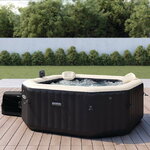 Надувной бассейн-джакузи Intex 28458 Jet Bubble Deluxe Onyx 201*71 см, аэро и гидромассаж, хлоргенератор
