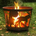 Чаша для костра Лесной Огонек 45 см, металл