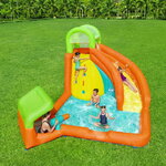 Водный игровой центр с горкой и стеной для скалолазания Canopy Cove 426*369*173 см