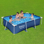 Прямоугольный каркасный бассейн 56403 Bestway Steel Pro 259*170*61 см