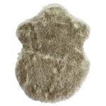 Декоративный меховой коврик Caribou 55*38 см
