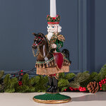 Декоративный подсвечник Щелкунчик - Prince Theodore Christmas 33 см зеленый
