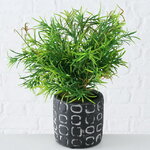 Искусственное растение в горшке Boxwood 29 см черный