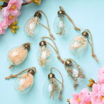 Пасхальные подвески Яйца - Dried Flower 5 см, 8 шт