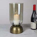 Стеклянный подсвечник Lampe Vintage 31 см, для классической свечи