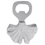 Открывалка для бутылок Тропикана Silver - Лист Гингко 10 см