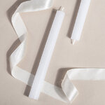 Столовая свеча Claire 20 см белая