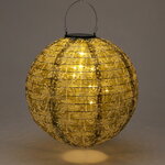 Китайский фонарик на солнечной батарее Solar Barton Stacy 30 см зеленый, IP44