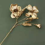 Искусственная ветка Gold Magnolias 60 см