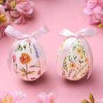 Пасхальные украшения Яйца - Flow Easter 7 см, 2 шт