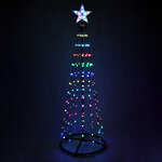 Светодиодная елка Радианта 150 см, 154 RGB LED ламп, пульт управления, контроллер, IP44