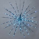 Подвесной светильник Фейерверк 45 см, 160 холодных белых LED ламп с мерцанием, IP44