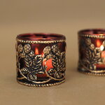 Стеклянный подсвечник Dinafeola Fiore 6 см
