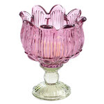 Стеклянный подсвечник-бокал Petal of Fire: Giardino di Candele 16 см