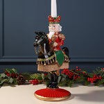 Декоративный подсвечник Щелкунчик - Prince Theodore Christmas 33 см красный
